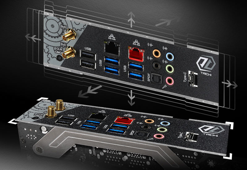 Flexible Integrated I/O Shield